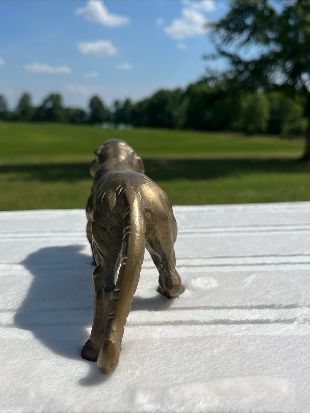 Handmade Vintage Brass Panther - Picture 3 of 5